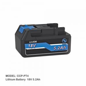 CCP PT4 Cordless Tools 18V 5.2Ah Li Ion Battery Chiao Chang Pneumatic Tool Corp